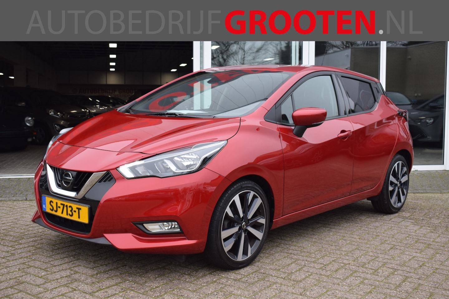 Nissan Micra - 0.9 IG-T Tekna//Camera//Keyless//82.912KM!! - AutoWereld.nl