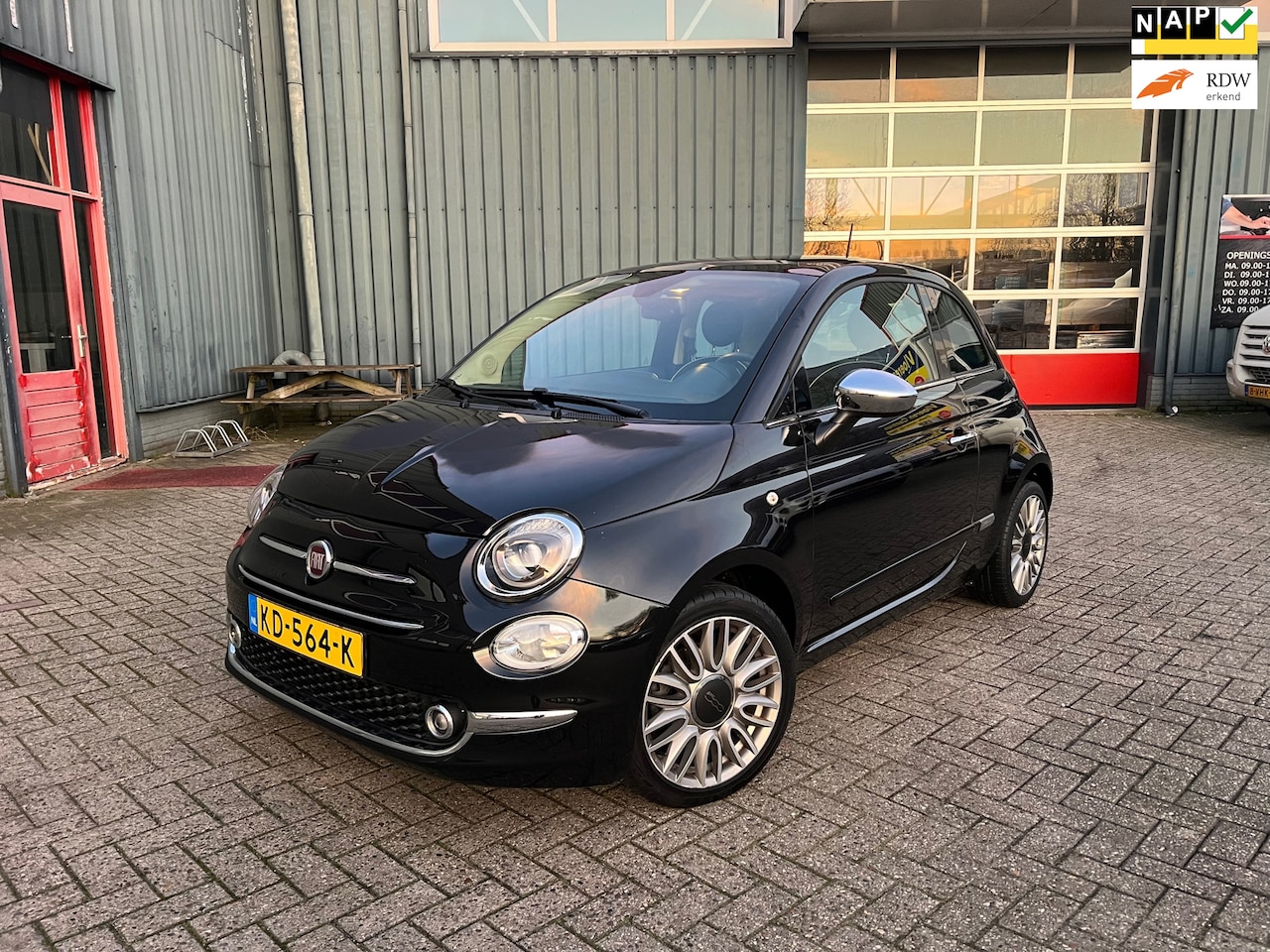 Fiat 500 - 0.9 TwinAir Turbo Lounge NL-Auto/Pano/Navi/Nap/Airco/ - AutoWereld.nl