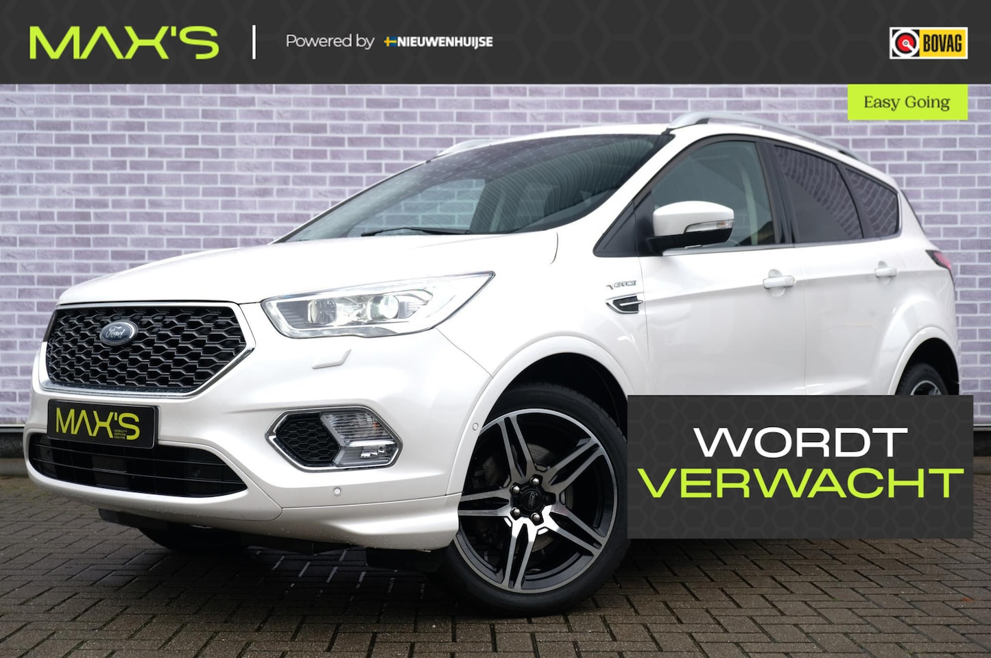 Ford Kuga - 1.5 EcoBoost Vignale | Trekhaak | Automaat | Parkeercamera | Panoramadak | Sony Audi| Elek - AutoWereld.nl