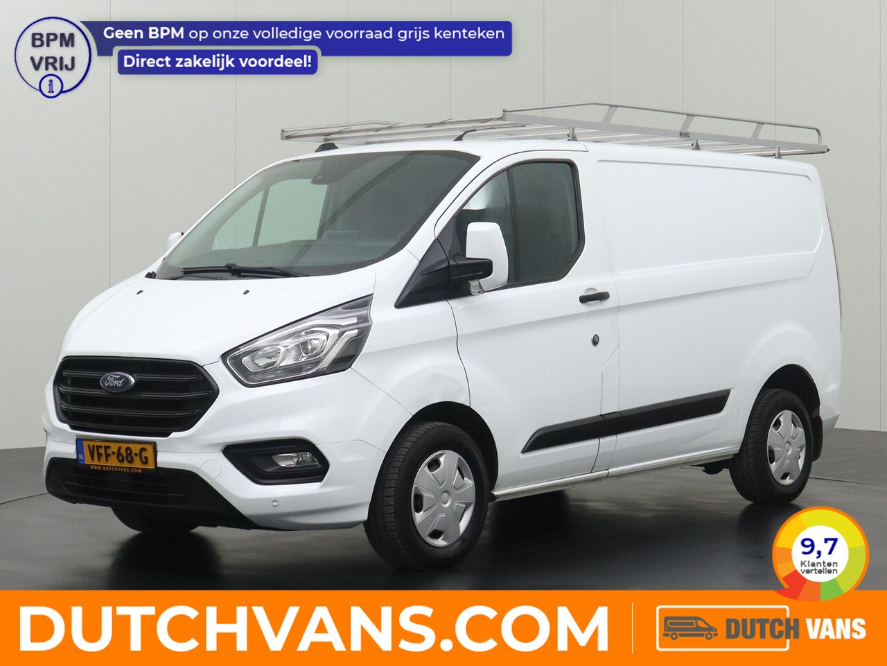 Ford Transit Custom - 2.0TDCI 130PK Imperiaal | Trekhaak | Navigatie | Camera | 3-Persoons | - AutoWereld.nl