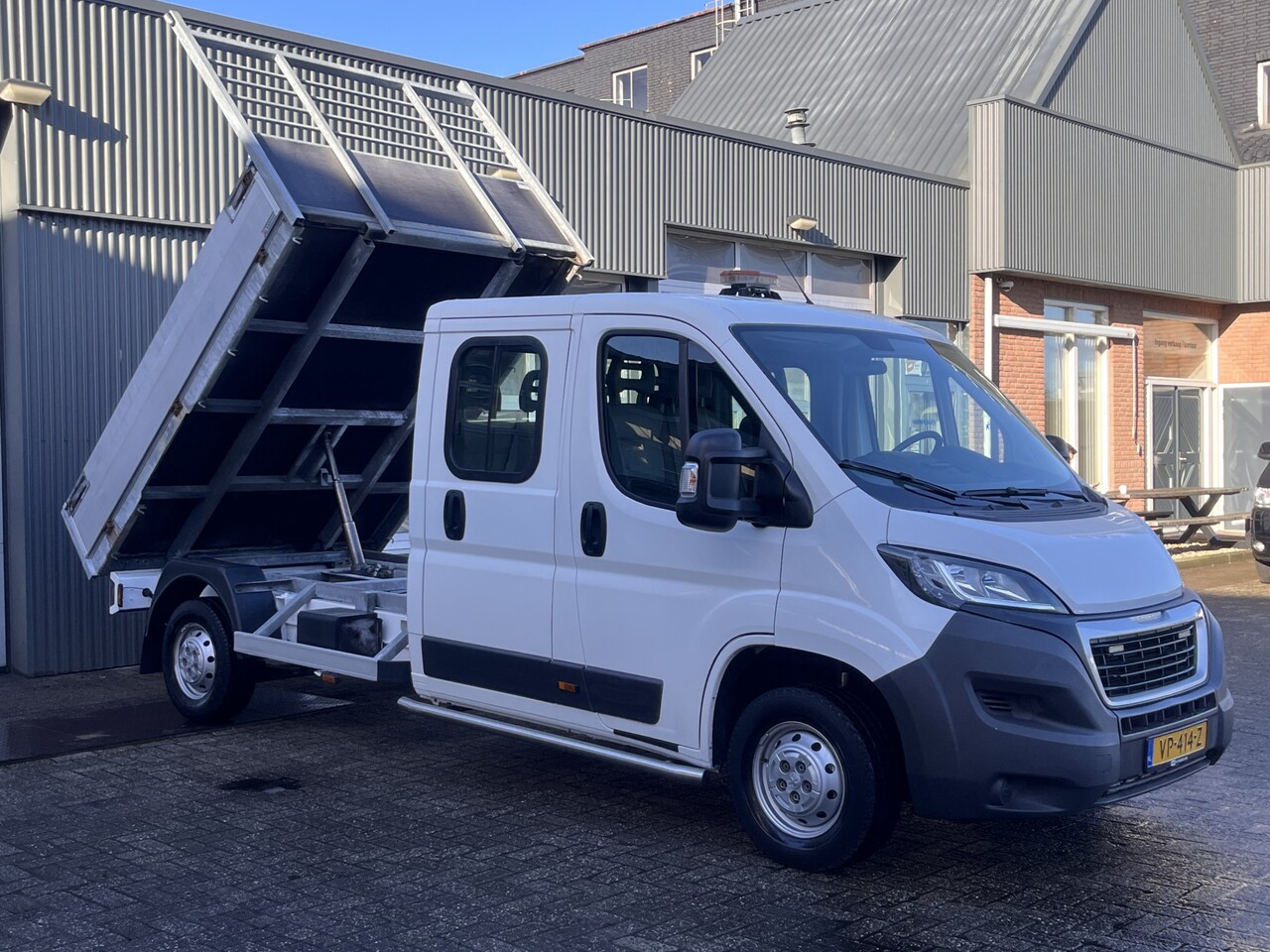 Peugeot Boxer - 2.2 HDI KIpper L4 Airco 7 persoons Open laadbak Pick-up p-up Maxi Lengte 4 Euro 5 - AutoWereld.nl