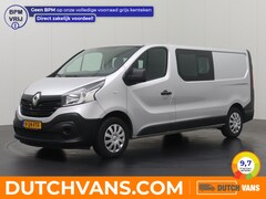 Renault Trafic - 1.6DCi 125PK Lang Dubbele Cabine | Navigatie | 3-Persoons | Airco | Cruise