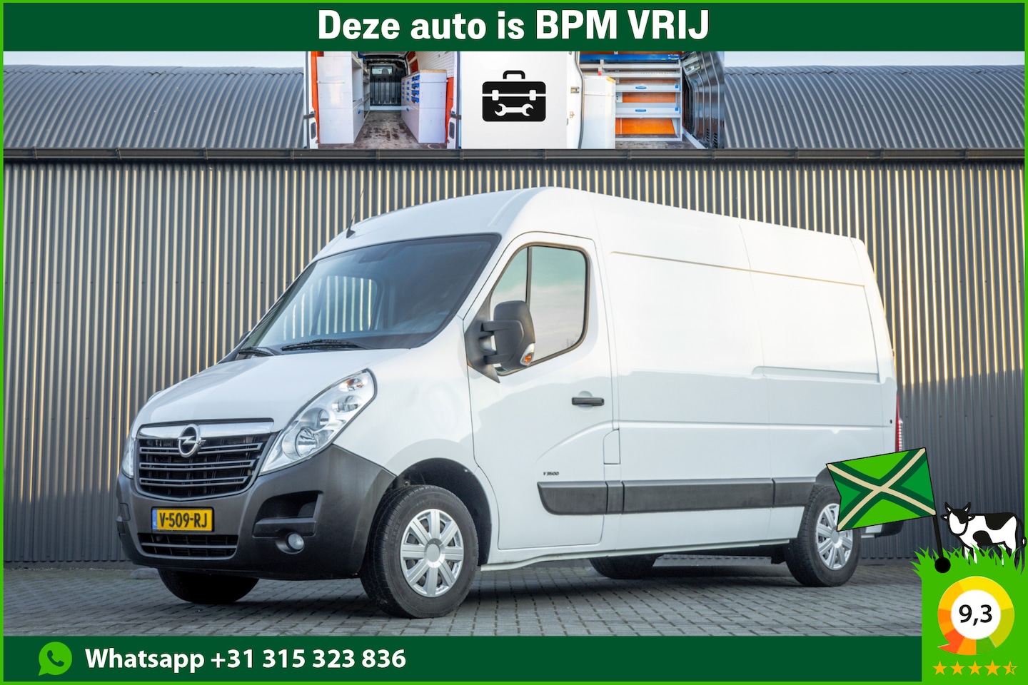 Opel Movano - 2.3 CDTI L2H2 | Euro 6 | 131 PK | Inrichting | Cruise | Climate | Navigatie - AutoWereld.nl