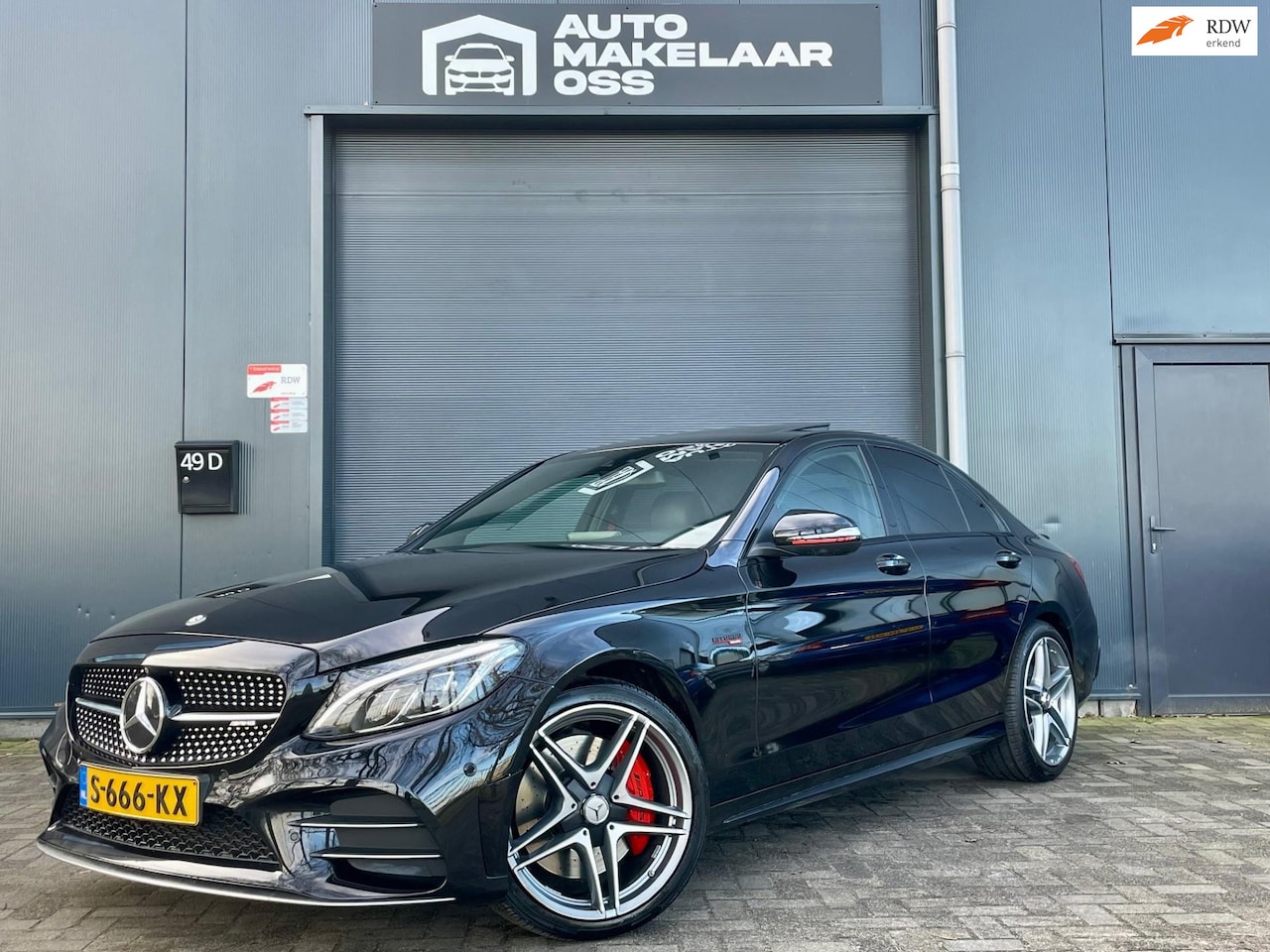 Mercedes-Benz C-klasse - AMG 43 4MATIC BURMESTER PANO NAVI 360 CAMERA CRUISE BLUETOOTH STOELVERWARMING - AutoWereld.nl