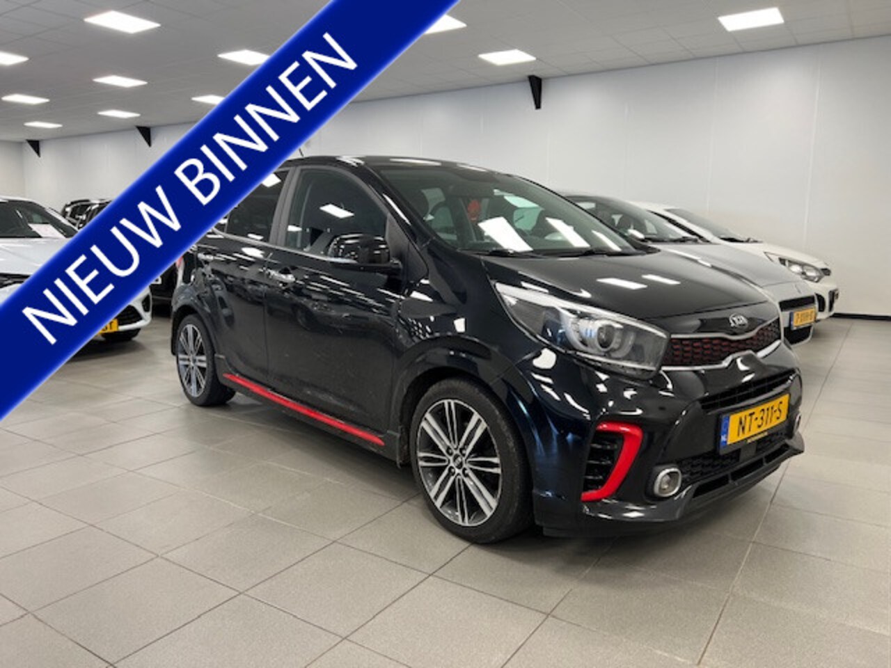 Kia Picanto - 1.2 CVVT GT-LINE / LEDER / NAVI / 12 MND. BOVAG / - AutoWereld.nl