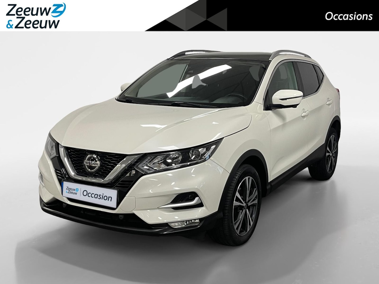 Nissan Qashqai - 1.3 DIG-T N-Connecta Navi airco camera parkeersensoren cruise cotnrole lm velgen panodak d - AutoWereld.nl