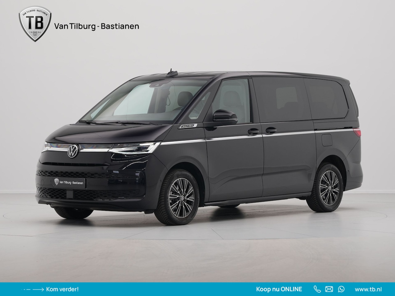 Volkswagen Multivan - 1.4 eHybrid 218pk L2H1 Style 7p. Vis-a-Vis Leder El. Schuifdeuren Trekhaak Standkachel - AutoWereld.nl