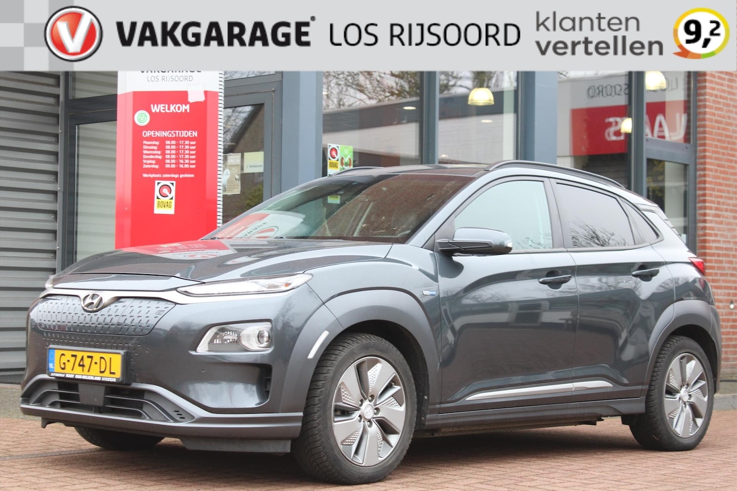 Hyundai Kona Electric - EV 2WD Aut. Premium | Carplay | Cruise & Climate Control | Camera | Navigatie | Stoel & St - AutoWereld.nl