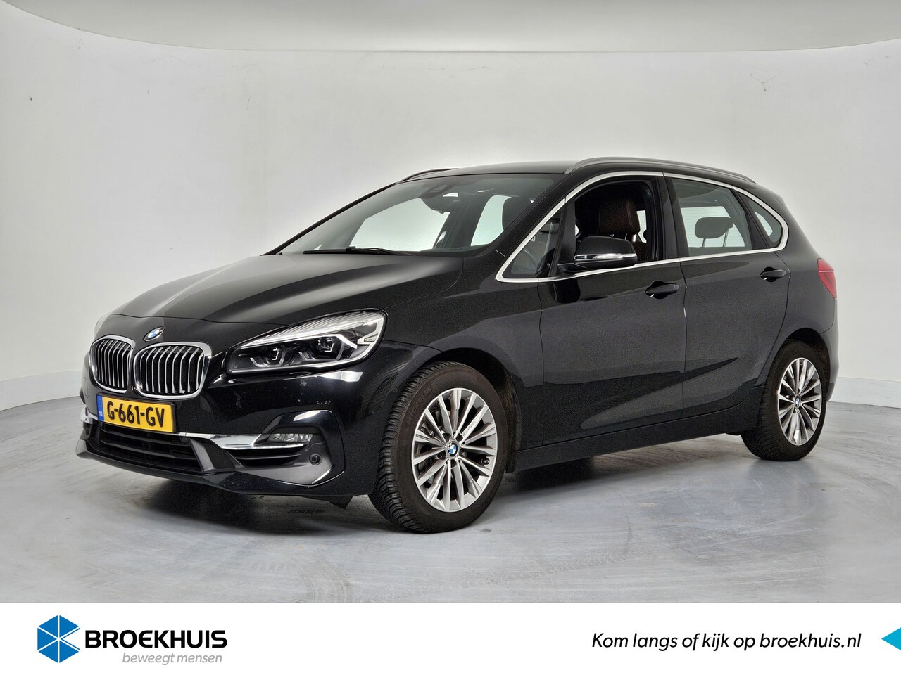 BMW 2-serie Active Tourer - 218i High Executive Luxury Line | Trekhaak Afn | HUD | Leder | Sportstoelen | Led | Stoelv - AutoWereld.nl