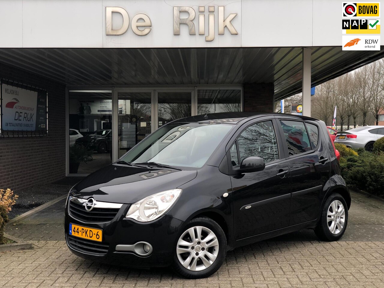 Opel Agila - 1.2 Edition Automaat | Airco, El. Ramen/Spiegels, Radio CD Speler | Dealeronderhouden | NA - AutoWereld.nl