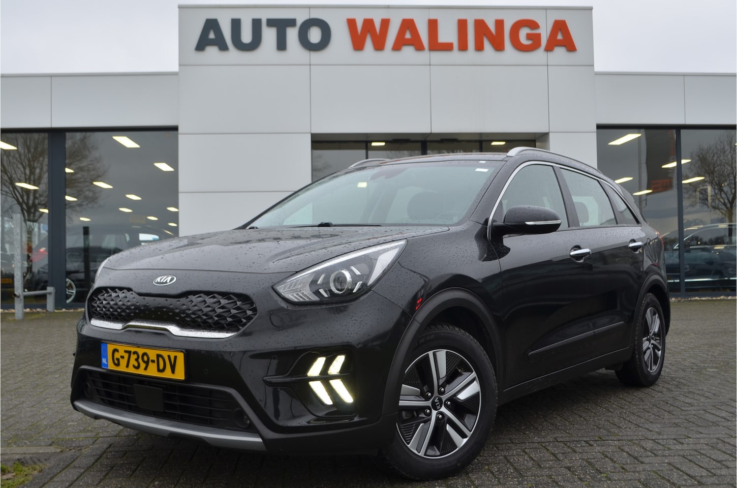 Kia Niro - 1.6 GDi Hybrid DynamicLine Facelift | Carplay | Adaptive Cruise | 1/2 Leer | a.Camera | au - AutoWereld.nl