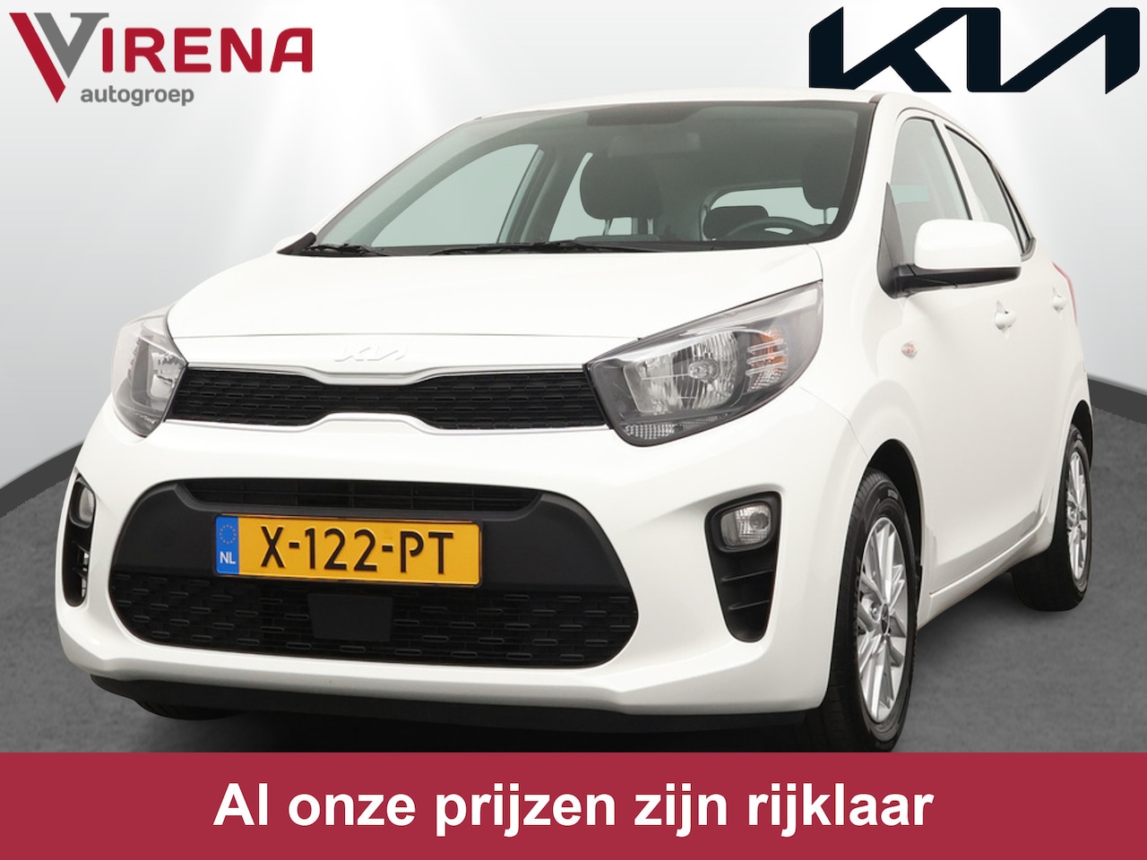 Kia Picanto - 1.0 DPi DynamicLine - Airco - Android/Apple Carplay - Cruise Control - Lichtmetalen Velgen - AutoWereld.nl