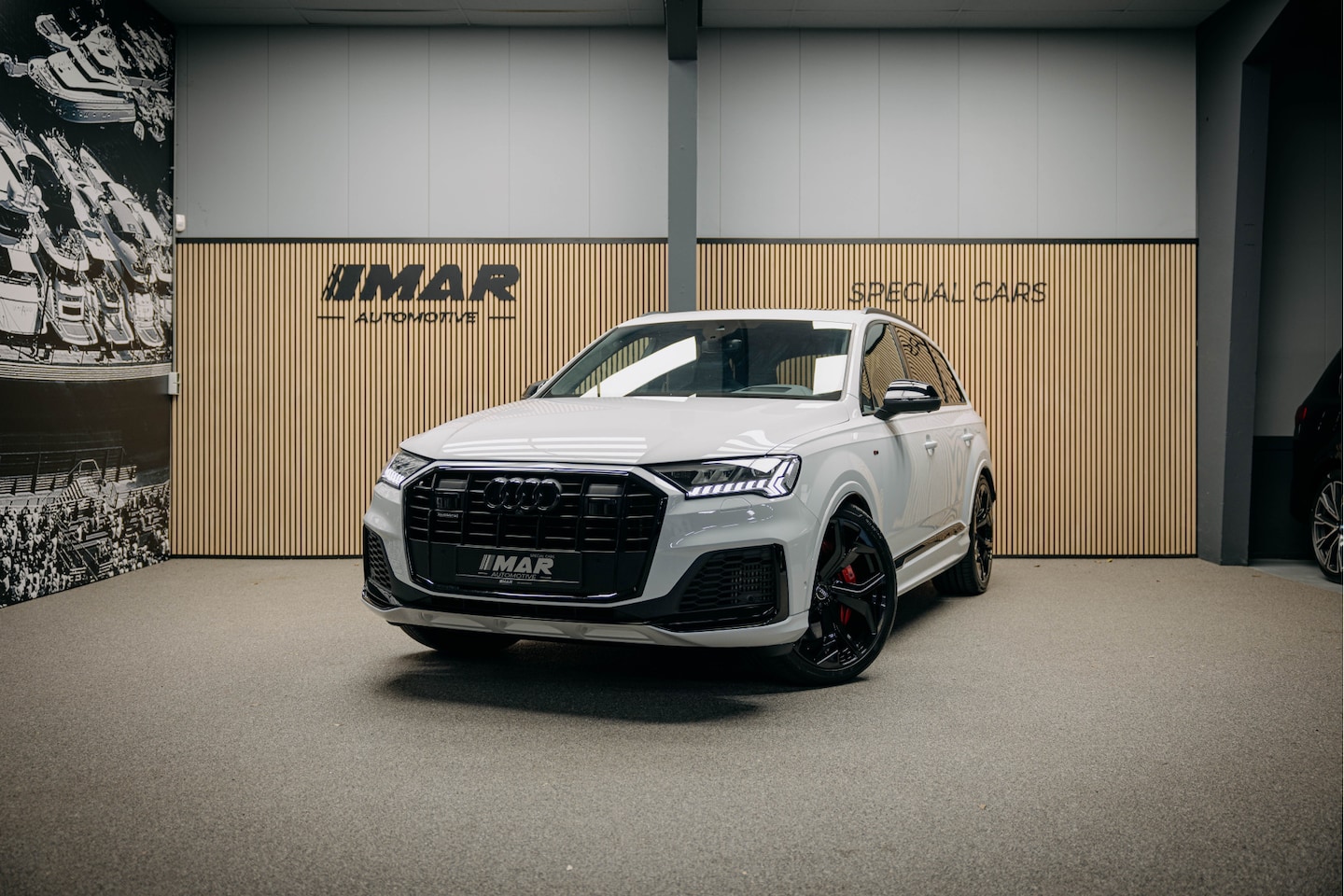 Audi Q7 - 55 TFSI e quattro Pro Line S Vol uitgevoerde Q7 55 TFSI e S-line - AutoWereld.nl