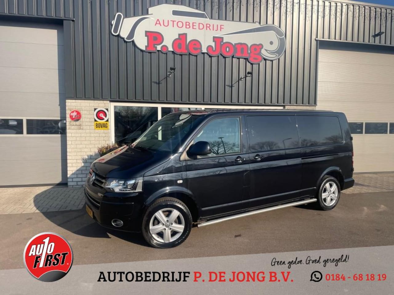 Volkswagen Transporter - Enkel Cab. L2  DSG 7-Traps 140PK 65 EDITION Trekhaak cruise navi - AutoWereld.nl