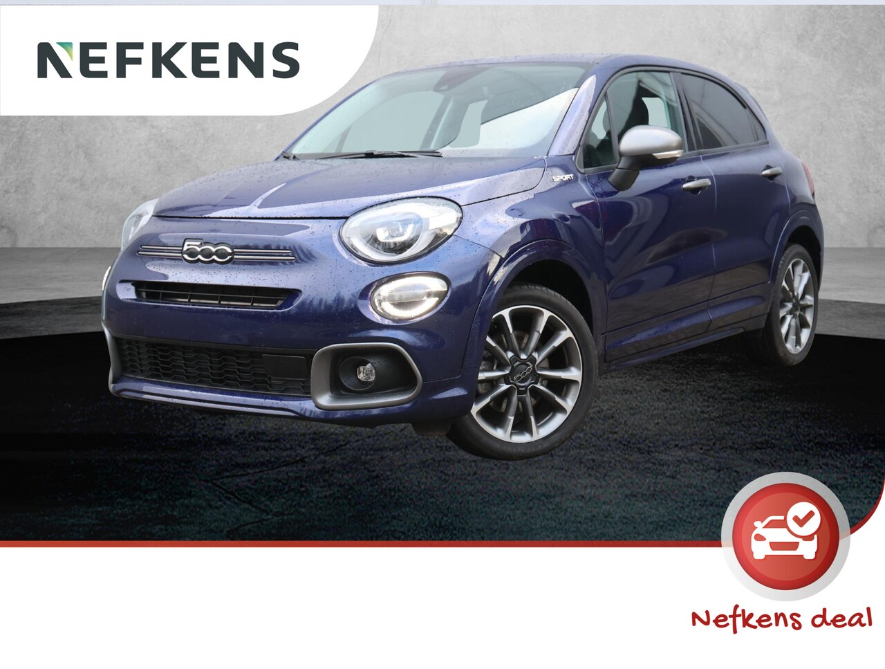 Fiat 500 X - 1.5 130pk Hybrid Sport | AppleCarPlay | Navigatie | Achteruitrijcamera | LEER | FULL LED - AutoWereld.nl