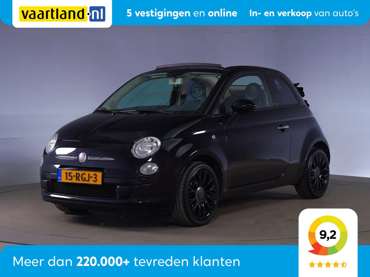 Fiat 500 - 1.2 Pop Cabrio Aut. [NAP LM velgen Radio MP3 ] - AutoWereld.nl