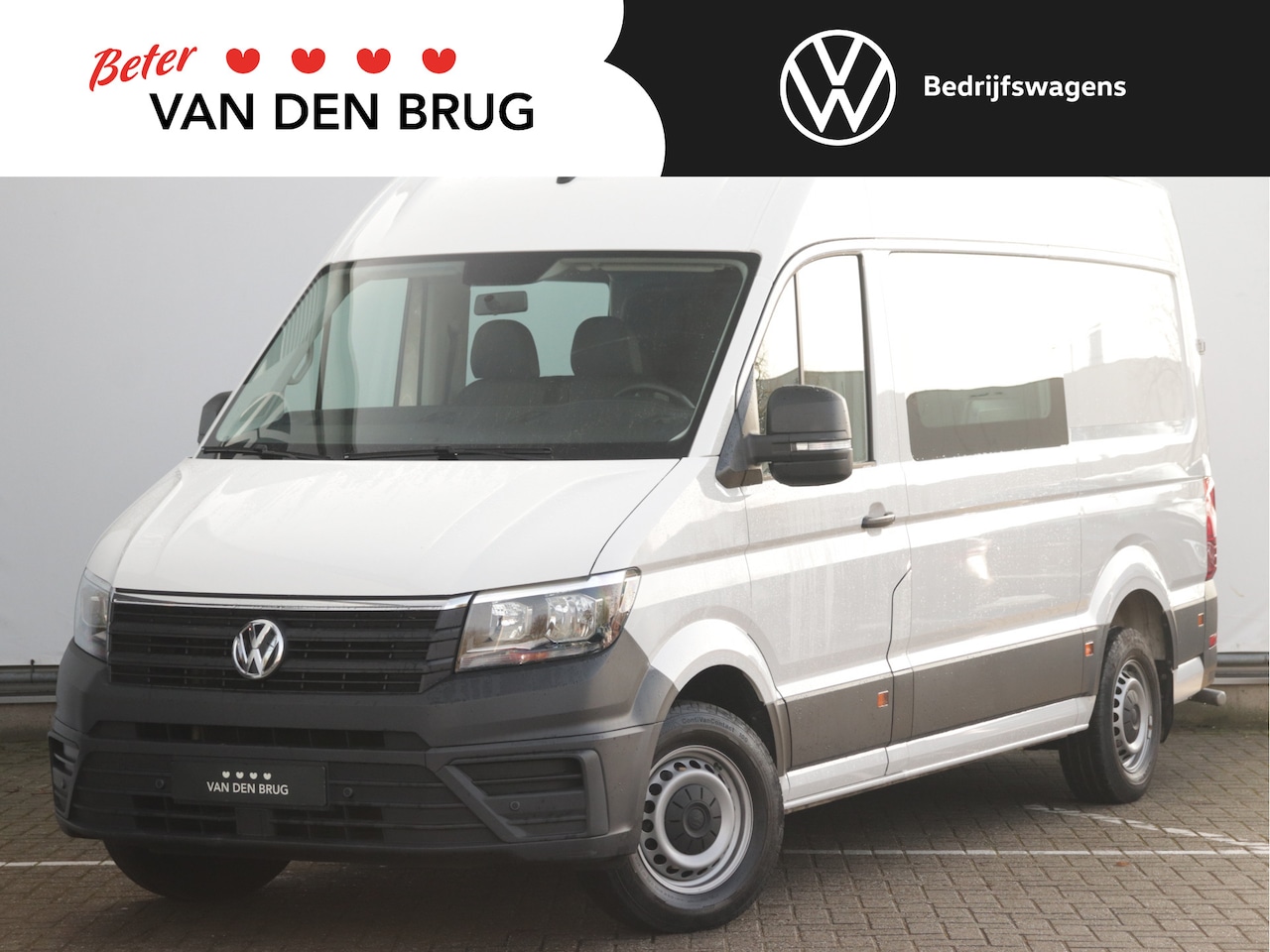 Volkswagen Crafter - 35 2.0 TDI L3H3 Dubbele Cabine Comfortline 102pk | 6 pers. | Navigatie | Parkeersensoren m - AutoWereld.nl