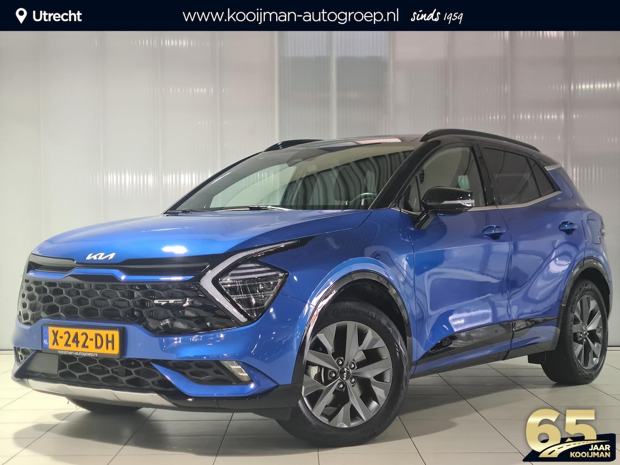 Kia Sportage - 1.6 T-GDi Hybrid GT-PlusLine Super complete uitvoering met zwart dak! | Elektr. Schuif/kan - AutoWereld.nl