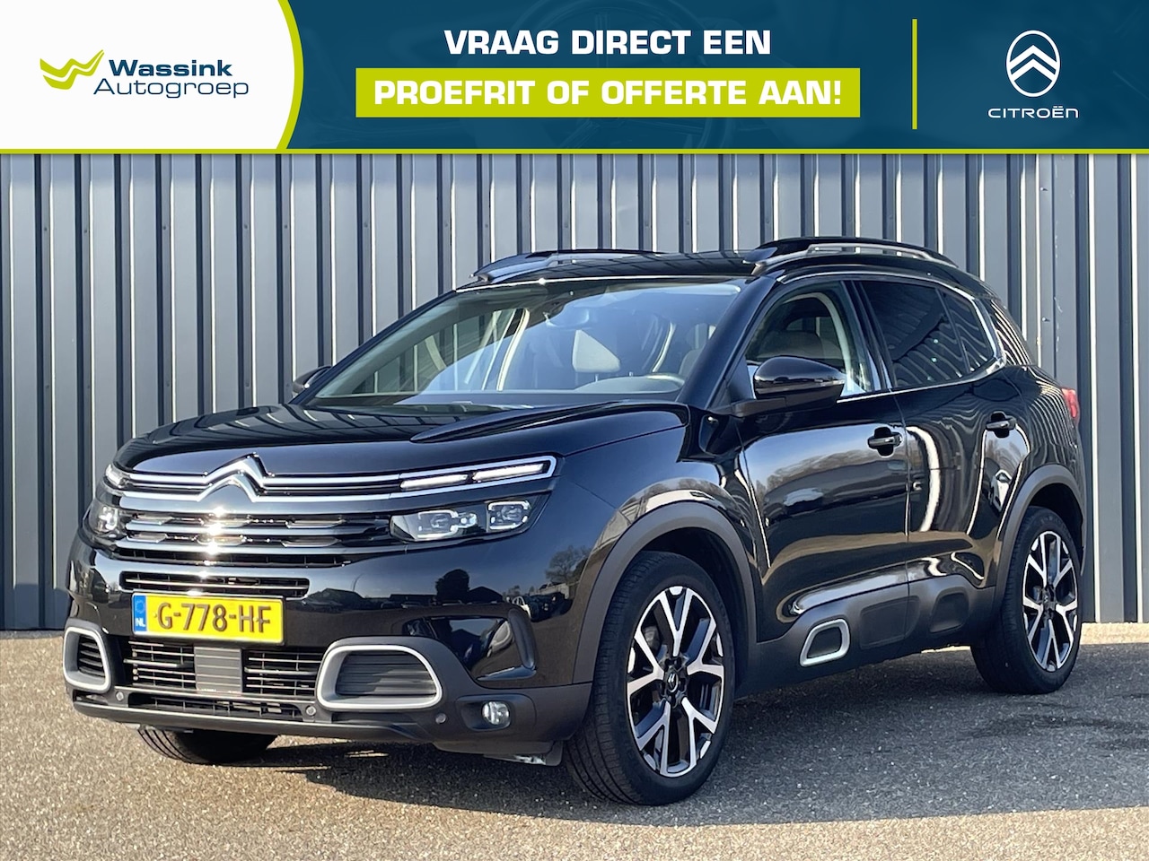 Citroën C5 Aircross - Turbo 130pk Business Plus Navi | Afneembare Trekhaak | Sensoren Voor + Achter | Camera Ach - AutoWereld.nl