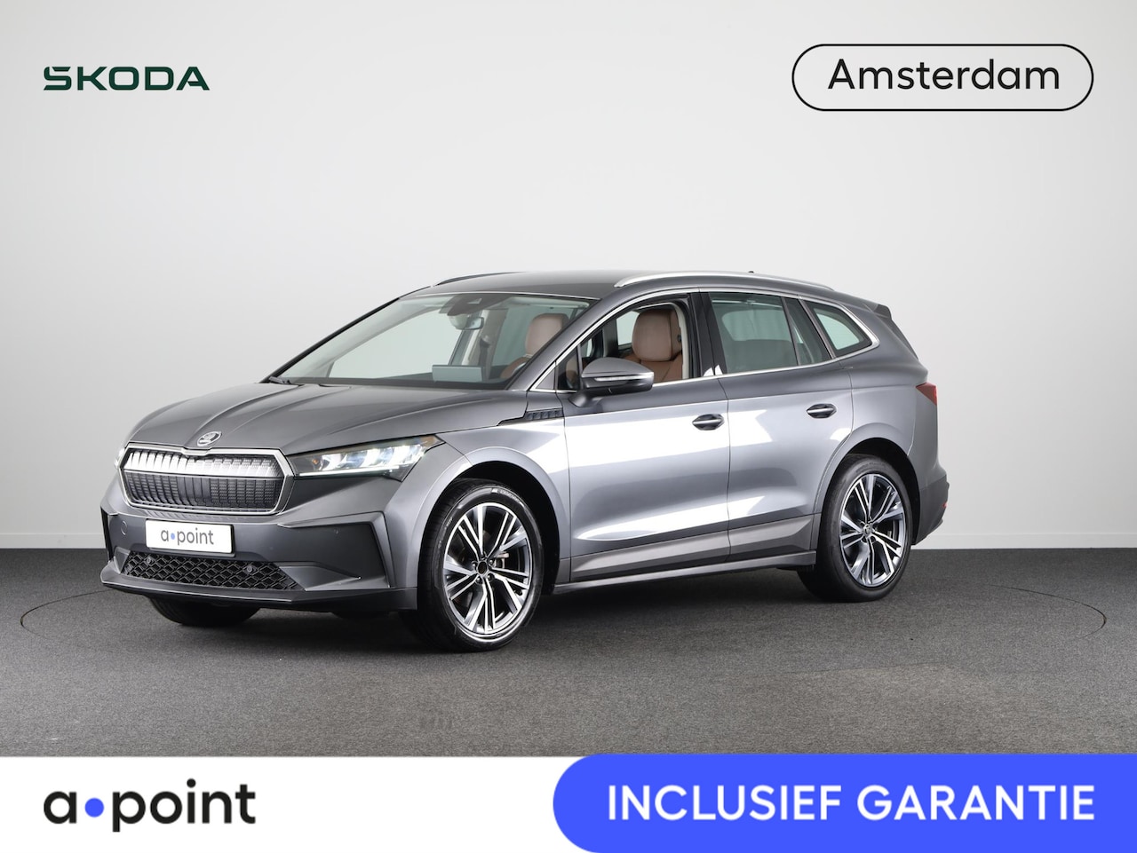 Skoda Enyaq iV - 80 204 pk | Navigatie | Parkeersensoren | Achteruitrijcamera | Lederen bekleding | LED kop - AutoWereld.nl