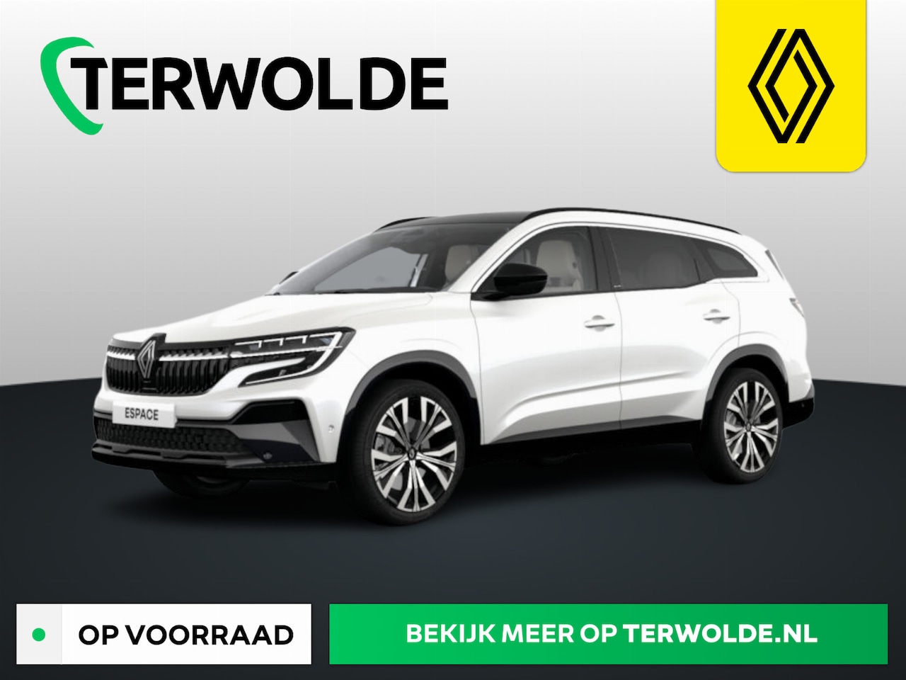 Renault Espace - full hybrid 200 E-Tech Iconic | Achteruitrijcamera | Blind spot warning met lane departure - AutoWereld.nl