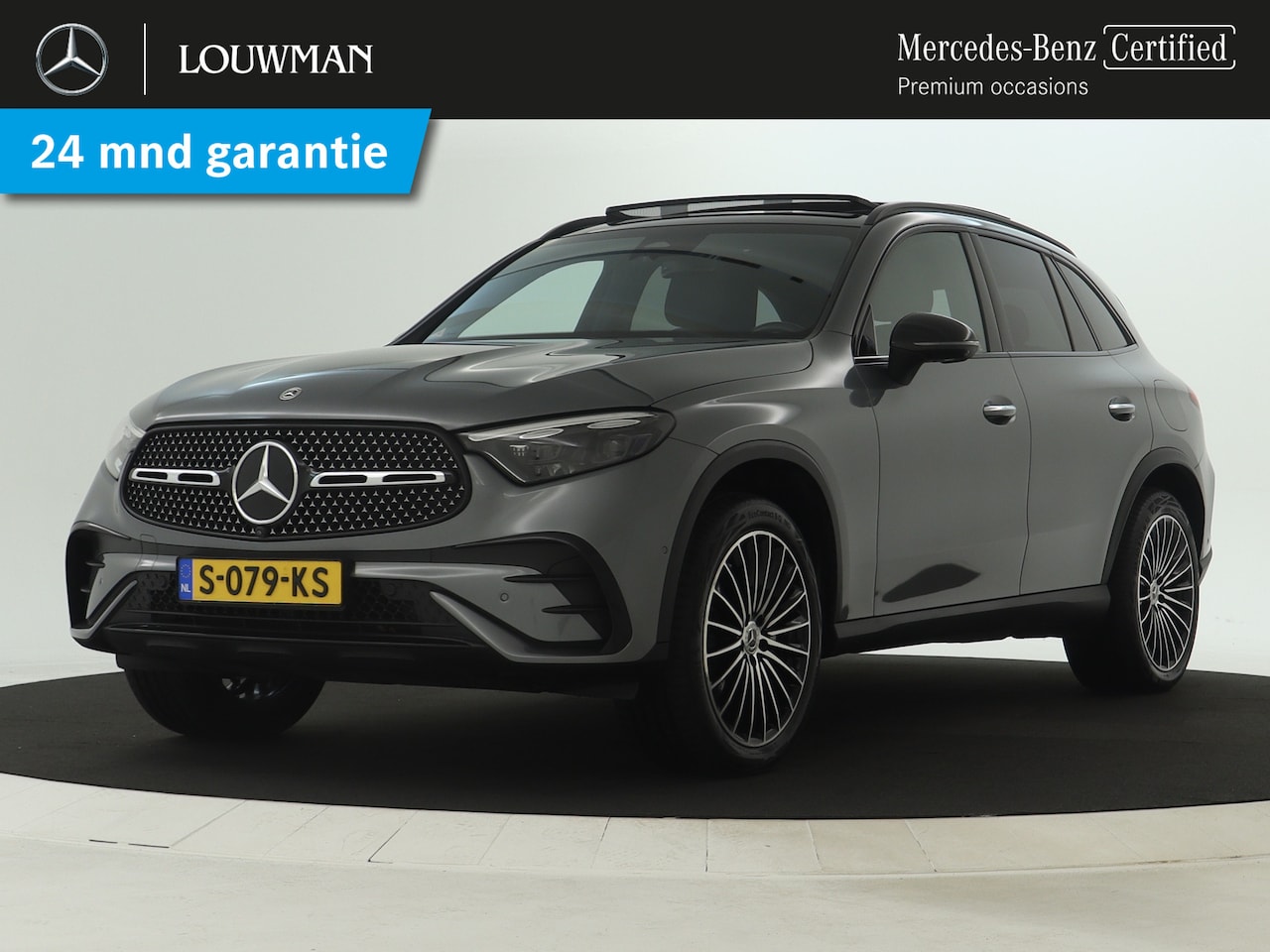 Mercedes-Benz GLC-klasse - 300 e 4-Matic AMG Premium | Night pakket | Panorama schuif/kanteldak | Zwart leder | 20 in - AutoWereld.nl