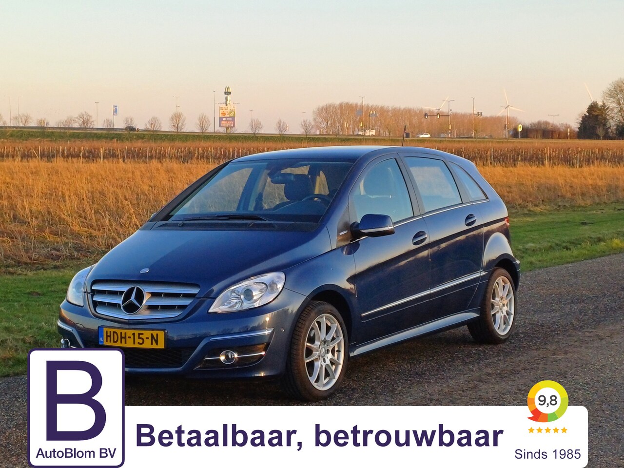 Mercedes-Benz B-klasse - 160 BlueEFFICIENCY Business Class /Lage km !/Navi/Park. v+a/Stoelverw./Bluethooth/Goed ond - AutoWereld.nl