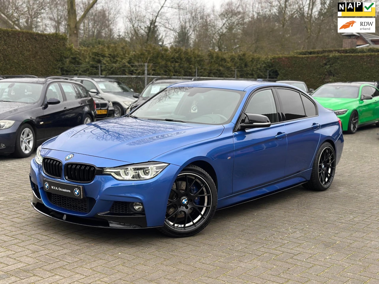 BMW 3-serie - 318i M Sport Edition Automaat|19 inch|Led verl.|Navigatie|Sport Leder|Nette staat.. - AutoWereld.nl