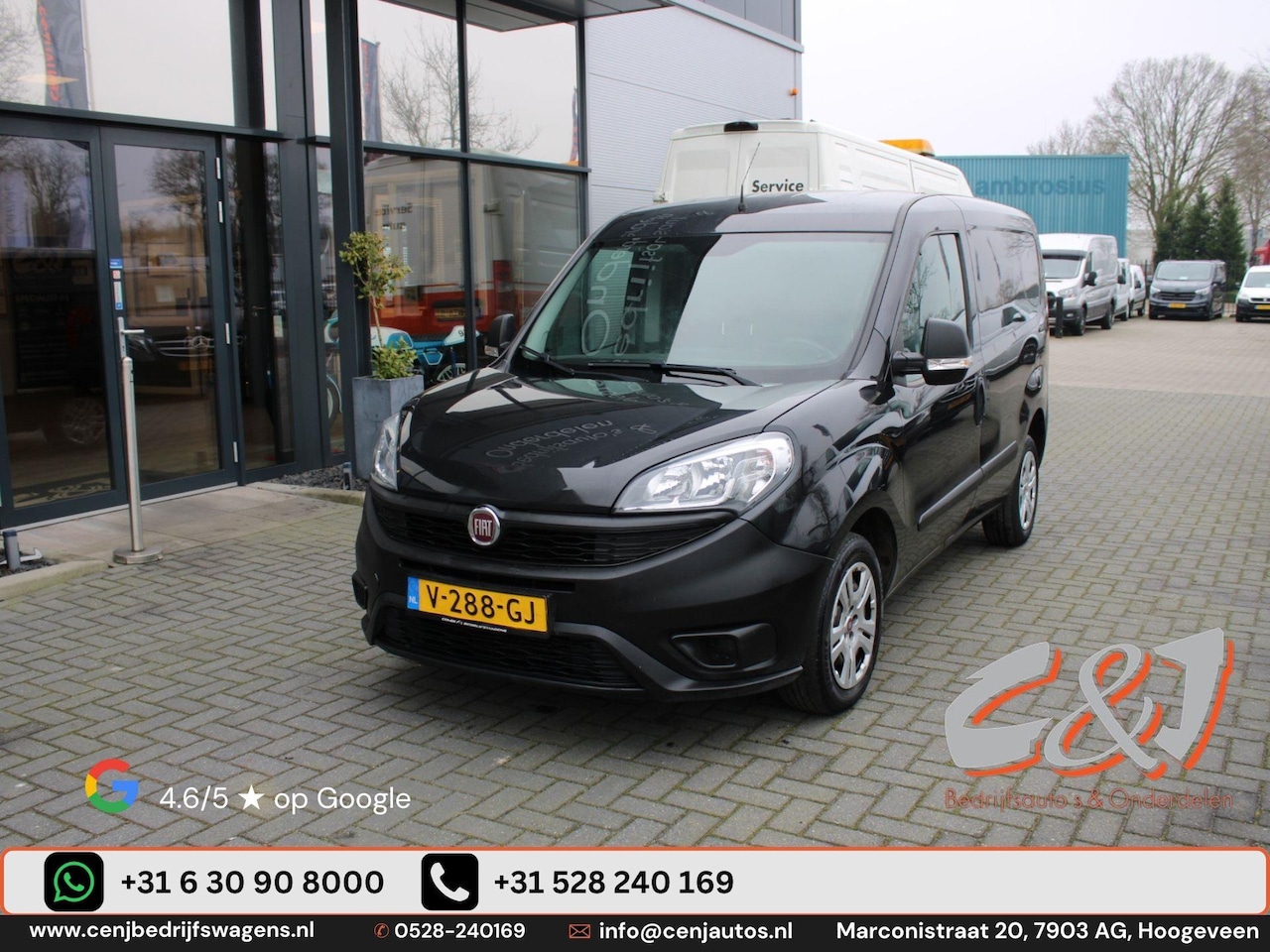 Fiat Doblò Cargo - 1.3 MJ L1H1 Actual airco elek pakket motor rookt - AutoWereld.nl