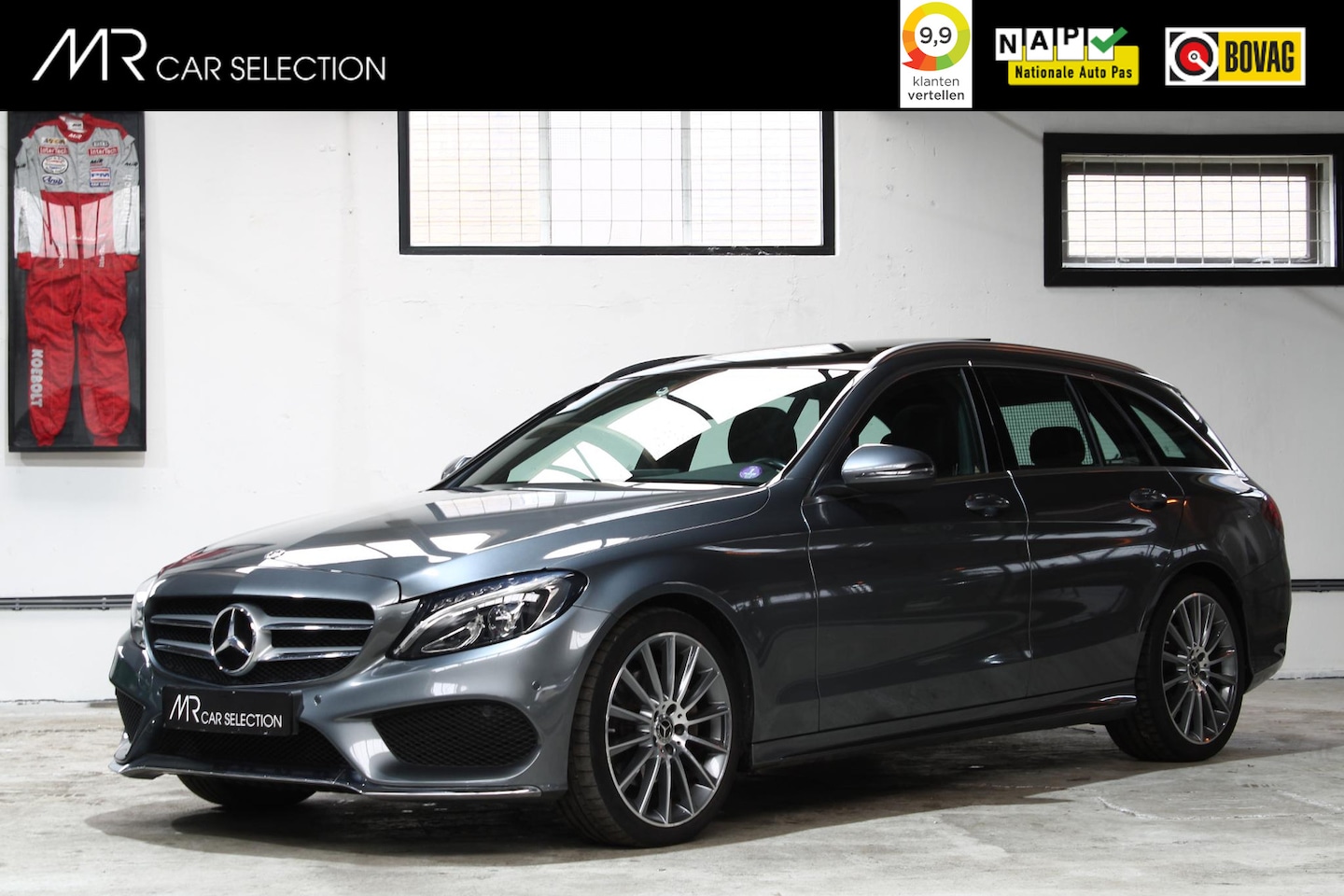 Mercedes-Benz C-klasse Estate - 180 AMG Sport Edition | AMG 19 inch multispaaks | Panoramadak | Elektr. achterklep | NL Au - AutoWereld.nl