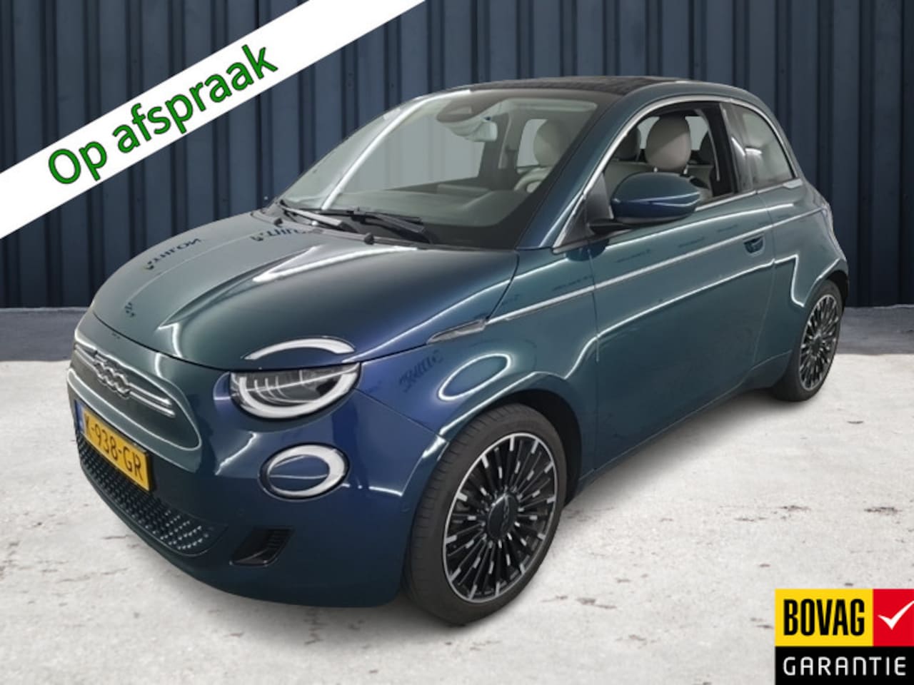 Fiat 500 C - La Prima 42 kWh (119 PK) 1e-Eig. Fiat-Dealer-Onderh. BOVAG-Garantie. NL-Auto. Parelmoer, L - AutoWereld.nl