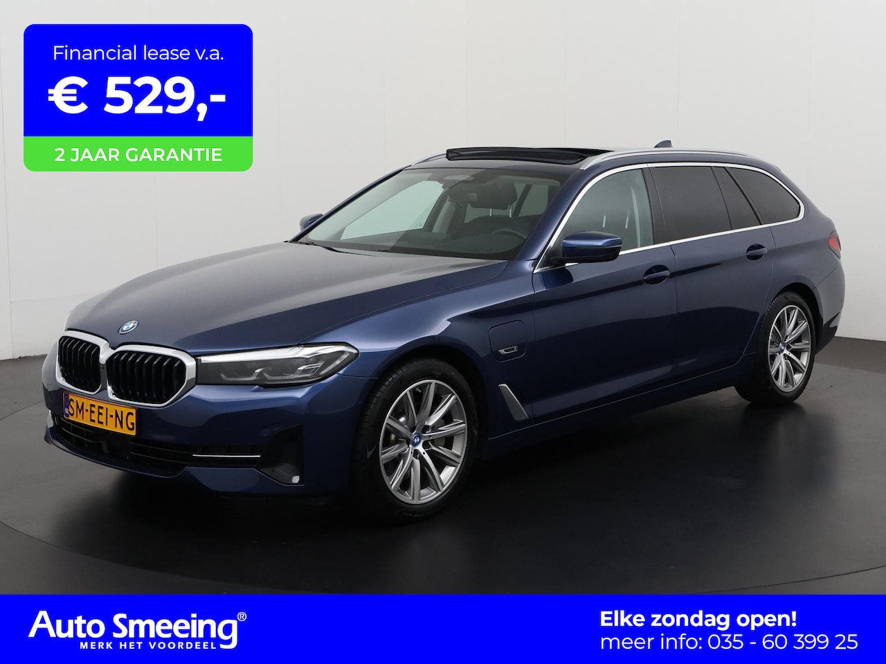 BMW 5-serie Touring - 530e xDrive High Executive | Panoramadak | Trekhaak | Zondag Open! - AutoWereld.nl