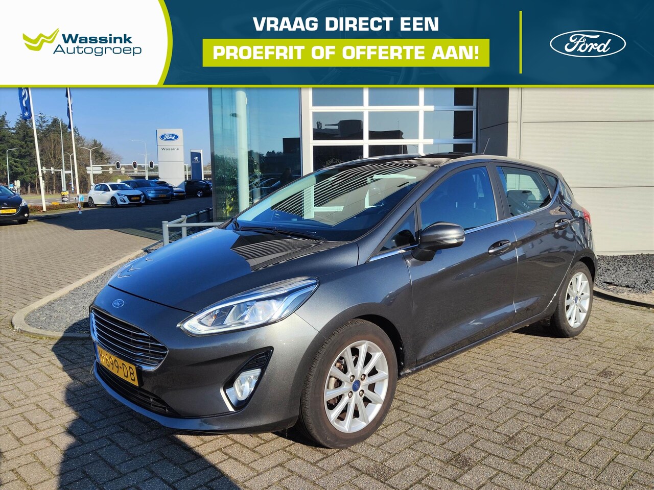 Ford Fiesta - 1.0 EcoBoost 95pk 5dr Titanium | Trekhaak | winter pack | Navigatie - AutoWereld.nl