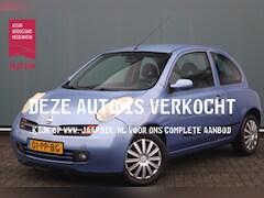 Nissan Micra - BWJ 2004 1.4 Acenta 89PK AIRCO / STUURBEKRACHTIGING / RADIO CD / APK 23-10-2025