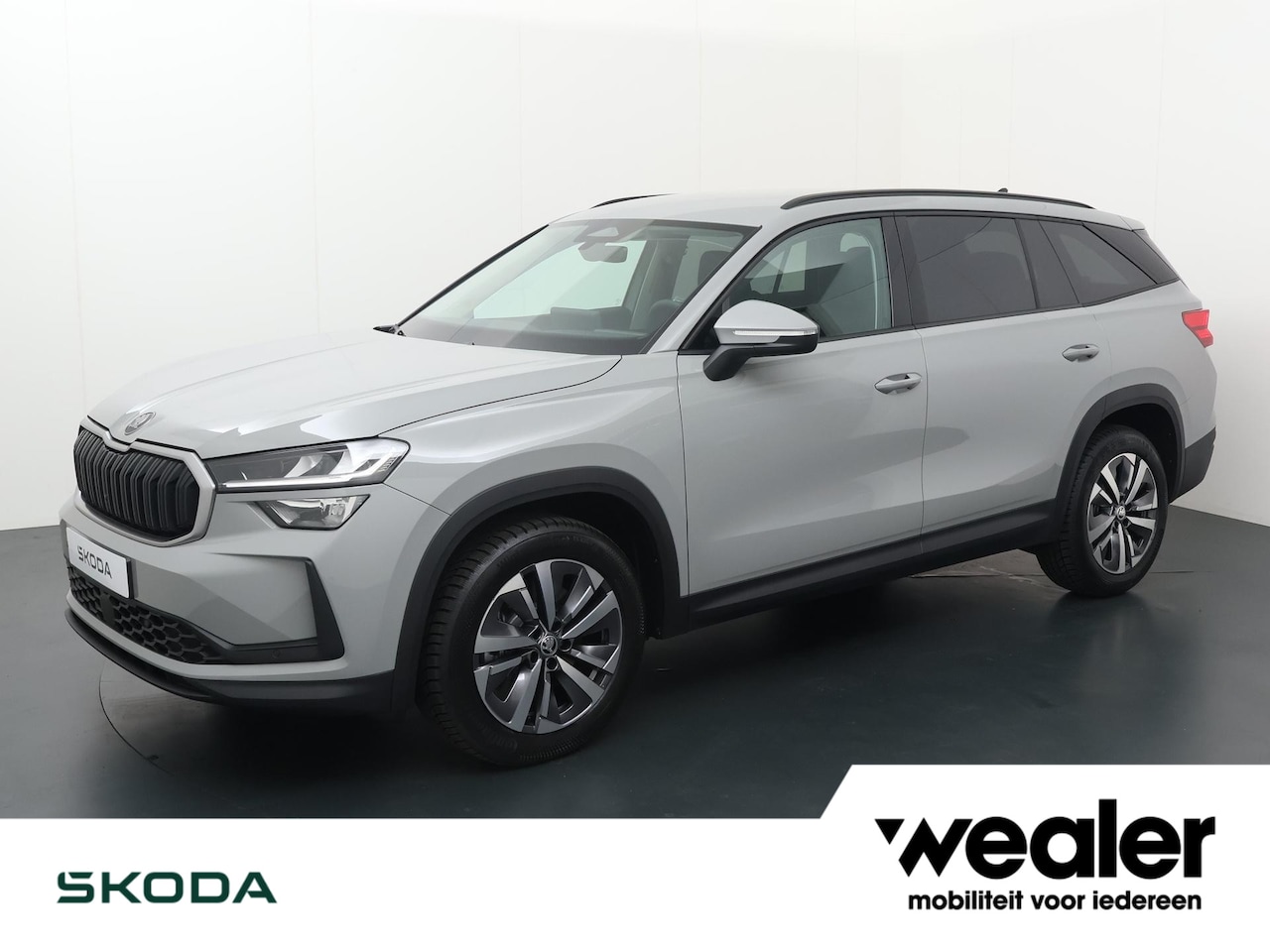 Skoda Kodiaq - Business Edition 1.5 TSI m-HEV 150 pk DSG | Automaat | Trekhaak | Leder | Steel Grey | Get - AutoWereld.nl