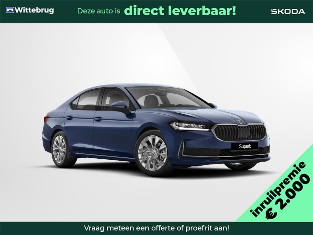 Skoda Superb - 1.5 TSI MHEV First Edition/ Lounge interieur/ Trekhaak wegklapbaar/ 18''inch Lichtmetalen - AutoWereld.nl