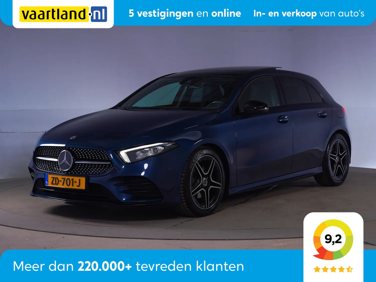 Mercedes-Benz A-klasse - 200 AMG Line Night Aut. [ Panorama Widescreen Stoelverwarming ] - AutoWereld.nl