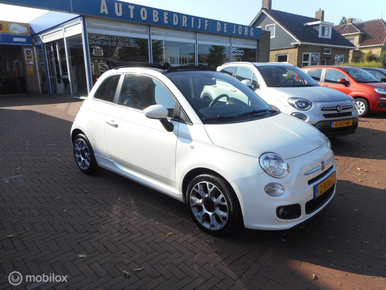 Fiat 500 C - TwinAir Turbo 80 500S ECC+HIFI+XENON+PARELMOER - AutoWereld.nl