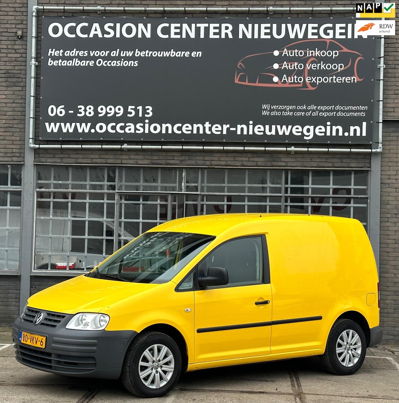 Volkswagen Caddy - 2.0 SDI 2007 Geel 265DKM NAP!/Elektr Pakket! - AutoWereld.nl