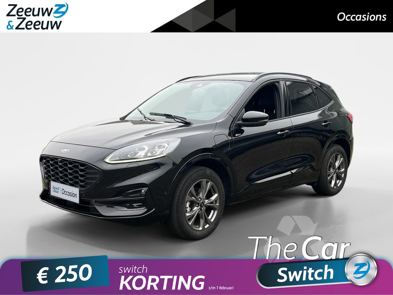 Ford Kuga - 2.5 PHEV ST-Line X | Automaat | Navigatie | Apple carplay & Android auto | Dodehoek detect - AutoWereld.nl