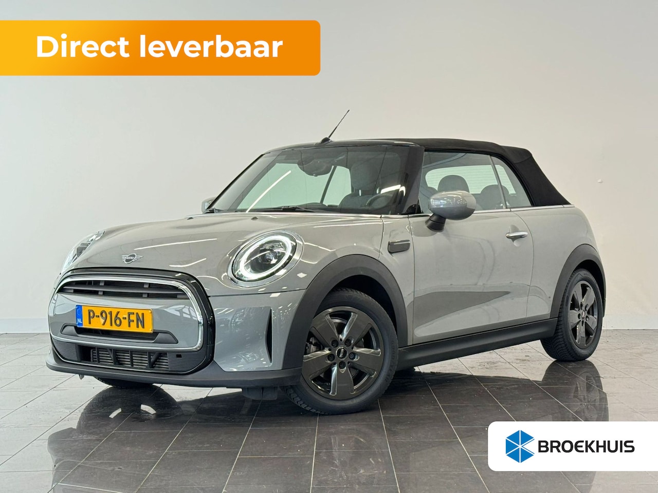 MINI Cabrio - Mini 1.5 Cooper Business Edition | Airco | Cruise control | Carplay | Leder | Alarm | DAB - AutoWereld.nl