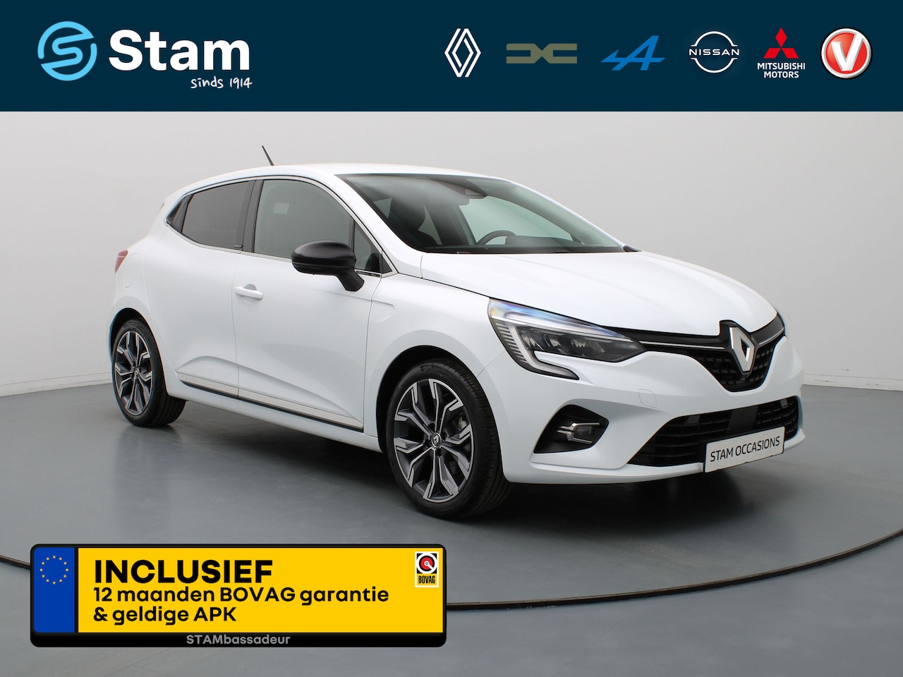 Renault Clio - E-Tech Hybrid 140pk Intens Climate | Navi | Parksens. | Stoel-/Stuurverw. | 17" Velgen - AutoWereld.nl