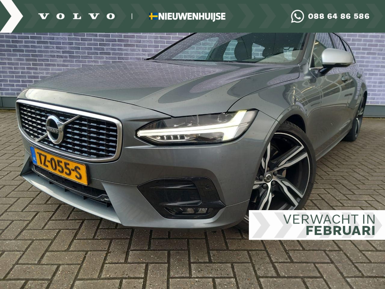 Volvo V90 - T4 Business Sport | Navi | Park Assist | Elek. Stoelen | Memory | Stoelverwarming Voor + A - AutoWereld.nl