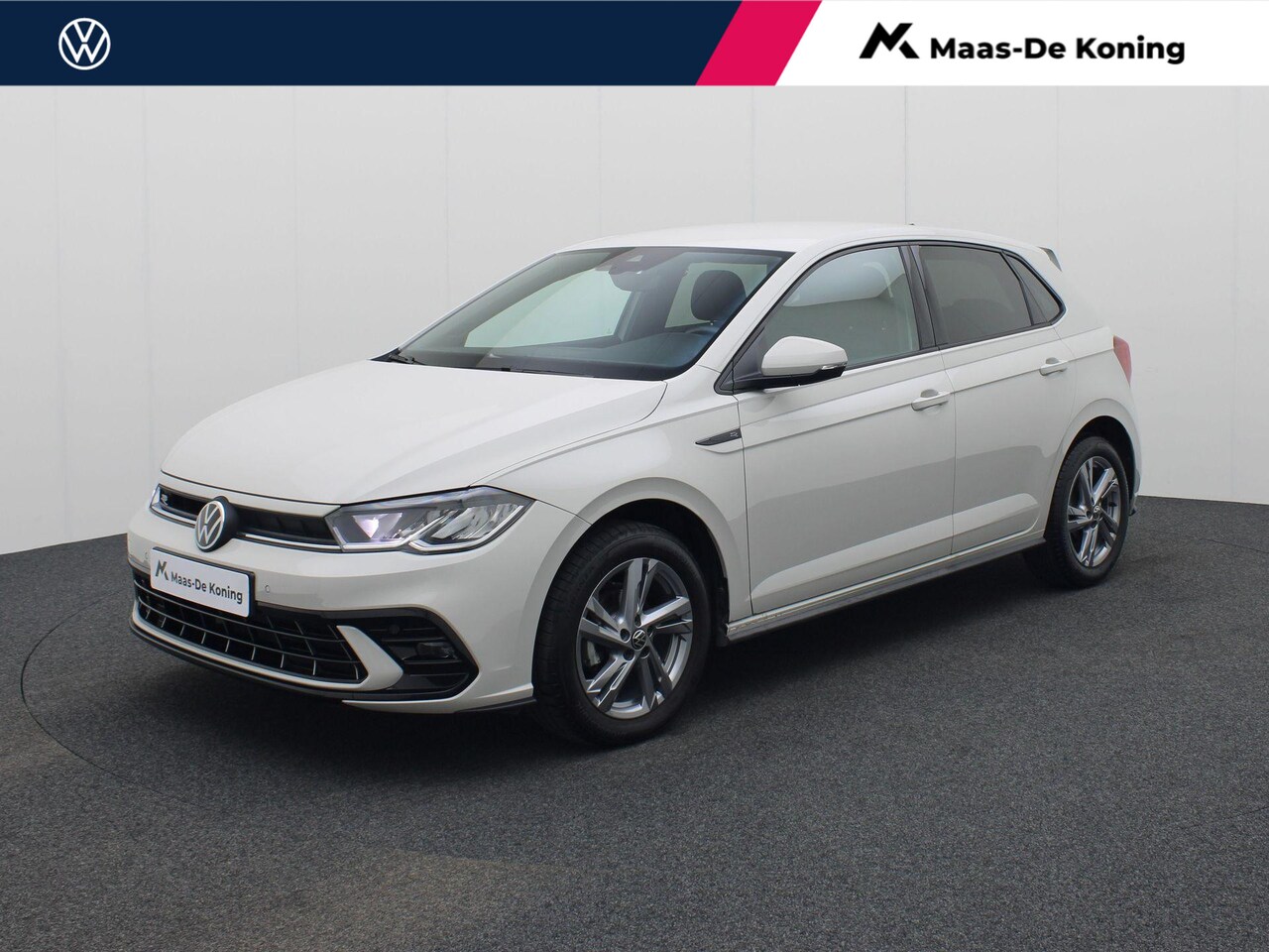 Volkswagen Polo - 1.0TSI/95PK R-Line · App connect · Parkeersensoren + camera · LED · Garantie tot februari - AutoWereld.nl