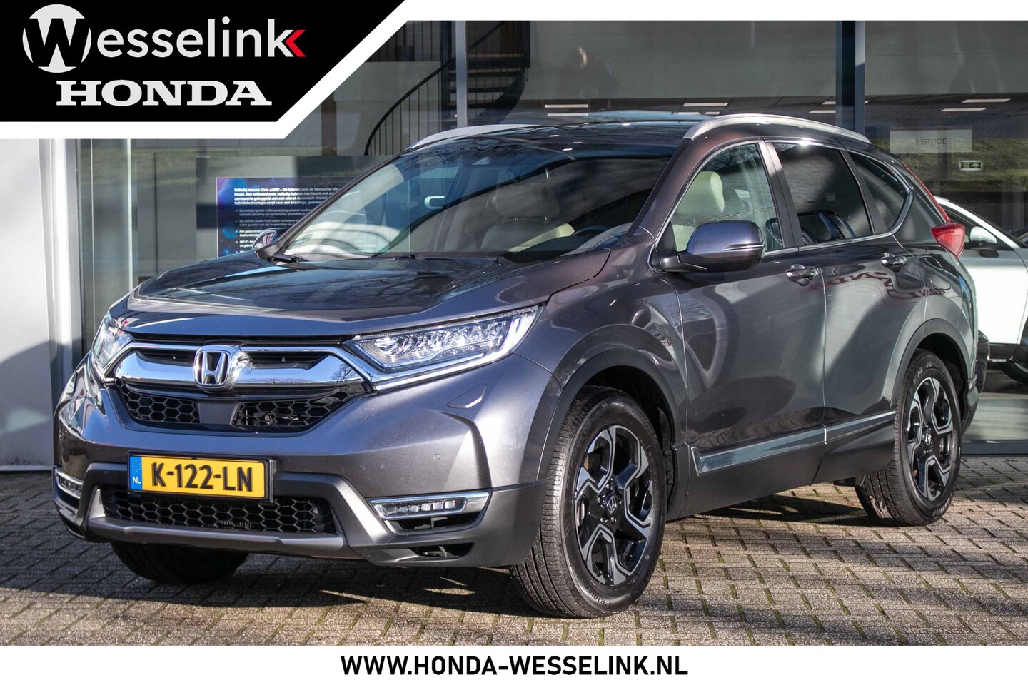 Honda CR-V - 2.0 Hybrid Lifestyle - All in rijklaarprijs | Afn. trekhaak | Ivory leder | Navi | Camera - AutoWereld.nl