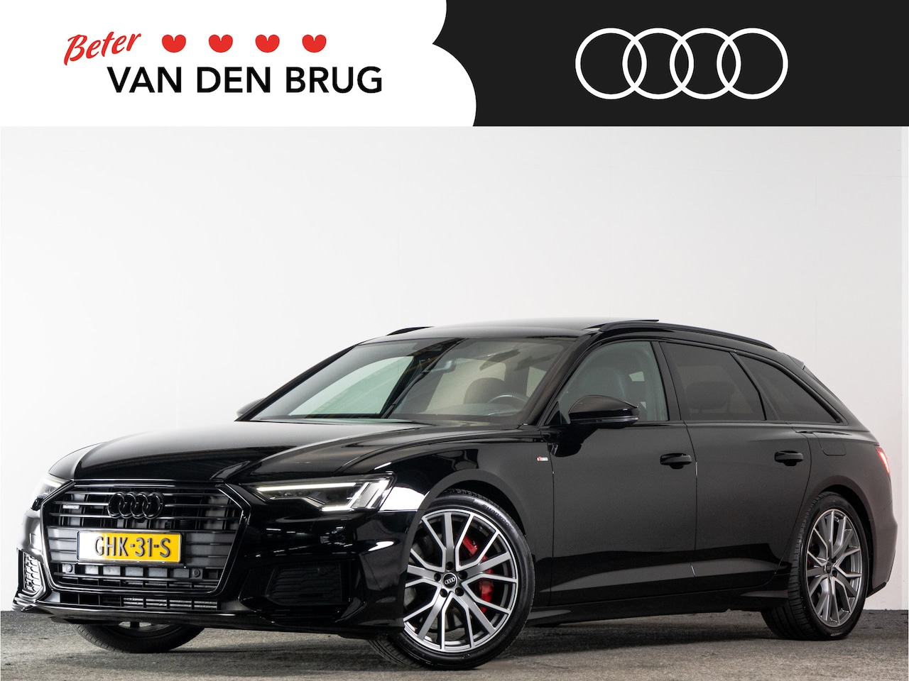 Audi A6 Avant - S-Line 55 TFSI quattro 367 pk | Matrix LED | Leder | Panoramadak | Navigatie | Elektr. ach - AutoWereld.nl