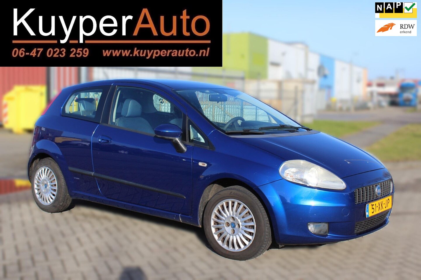 Fiat Grande Punto - 1.2 Dynamic airco - AutoWereld.nl