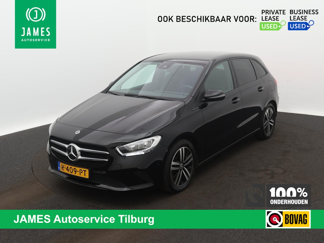 Mercedes-Benz B-klasse - 180 Luxury Line BLACK 1/2-LEER WIDESCREEN SFEER - AutoWereld.nl