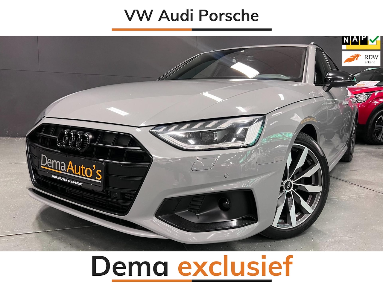 Audi A4 Avant - 35 TFSI S edition NAVI/LEDER/V-COCKPIT/DAB/CARPLAY/LED/ECC/PDC/// - AutoWereld.nl