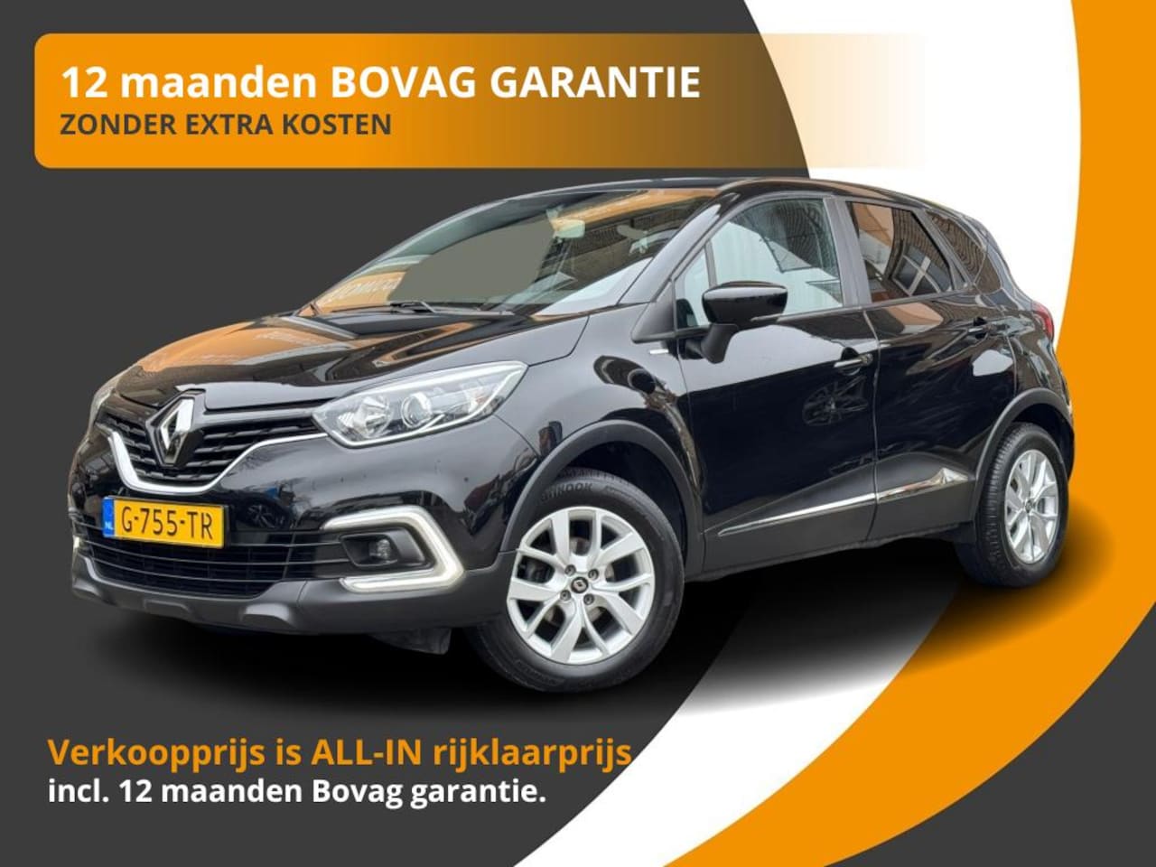 Renault Captur - TCe 90 LIMITED NAVI/CRUISE/CARPLAY/TREKHAAK/LMV/NL-AUTO - AutoWereld.nl